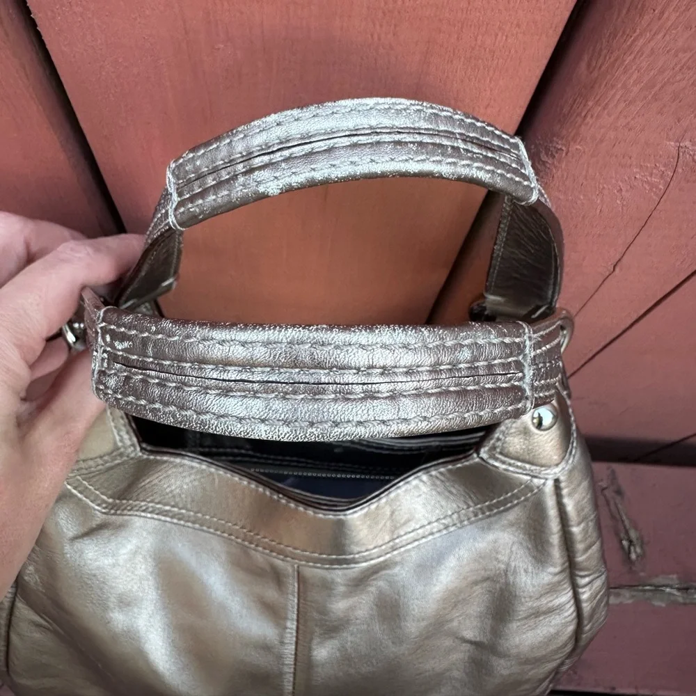 Coach SoHo Lynn Hobo Shoulder Bag Metallic Bronze - Picture 7 of 16